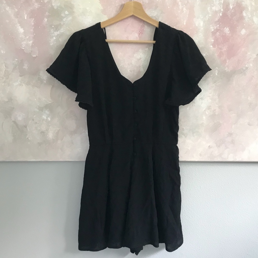 Adorable Black Romper- Brand New